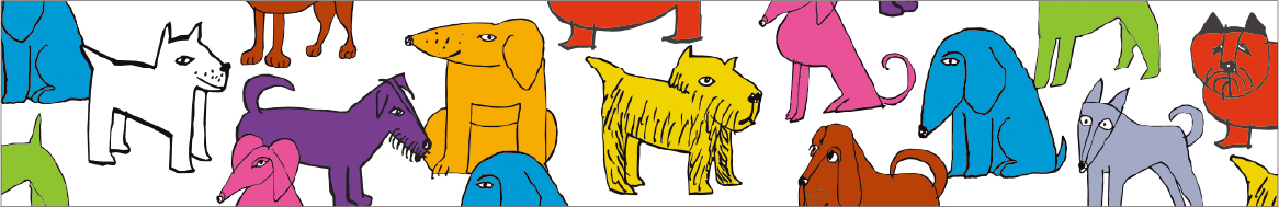 Lisa Larson Colorful dog （15mm×7m）
