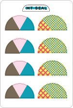 geometry semicircle W105mm×H175mm