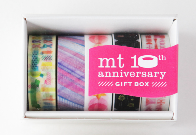 mt GIFT BOX 10th Anniversary GIFT BOX 15mm×7m×5rolls