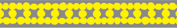 ladder dot yellow（ 15mm×7m）