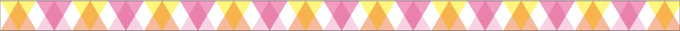 三角とダイヤ・ピンク （15mm）