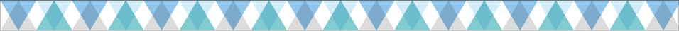 triangle and diamond blue (15mm)