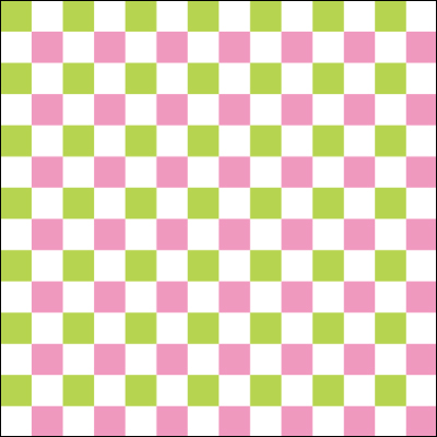 remake sheet square checker pink × yellow green