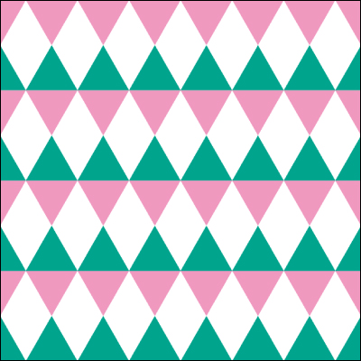 remake sheet square diamond green × pink