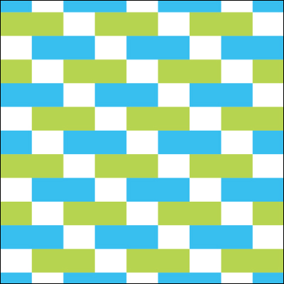 remake sheet square brick light blue × yellow green