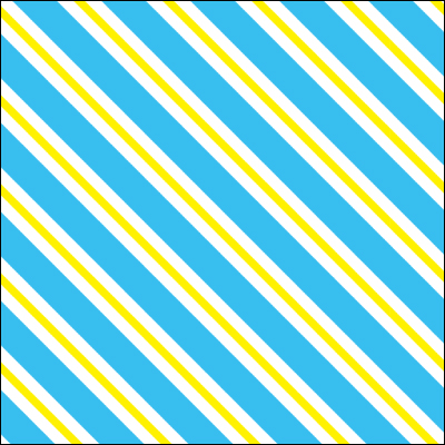 remake sheet square stripe light blue × yellow