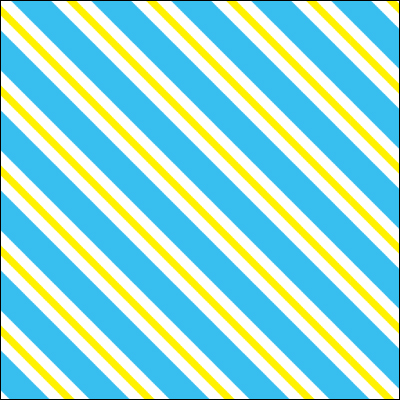 remake sheet square stripe light blue × yellow