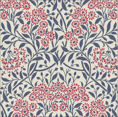 リメイクシートスクエアMorris&Co.Michaelmas Daisy