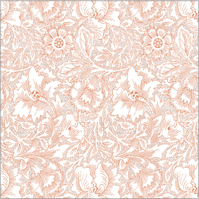 リメイクシートスクエアMorris&Co. Poppy