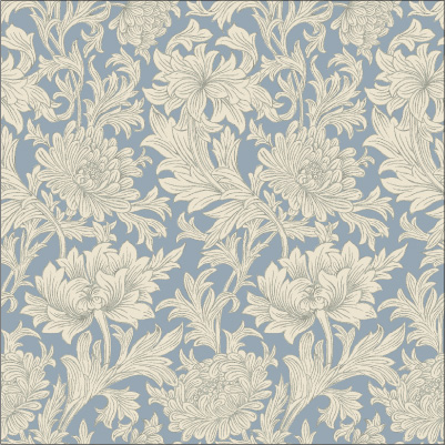 リメイクシートスクエアMorris&Co.Chrysanthemum Toile