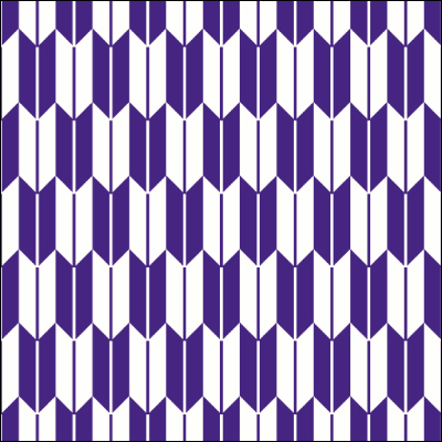 remake sheet square yagasuri honmurasaki