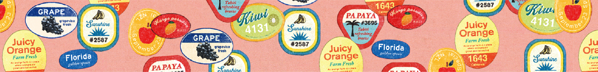 mt fab retro fruit label［ 24mm × 7m ］