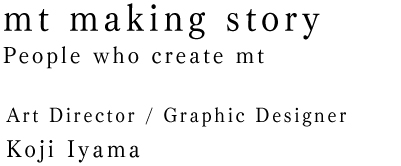 Art Director / Graphic Designer Koji Iyama