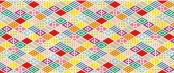 colorful diamond pattern