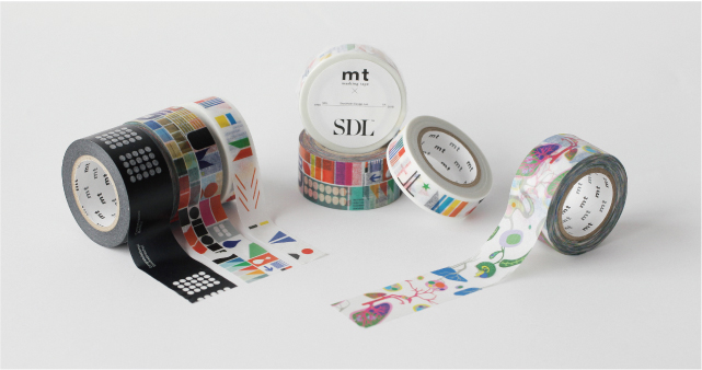 MT Fab Washi Tape - Metallic Foil Stamp - Purple Dust