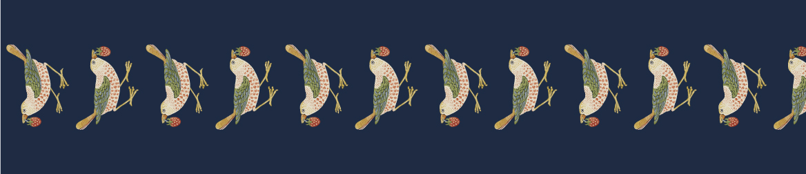 Morris & Co. Strawberry Thief Bird(20mm×7m)EU only
