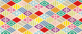 colorful diamond pattern